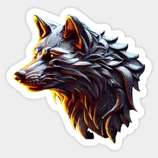Wolf School IV - Silver Wolf - Fantasy - Witcher Sticker